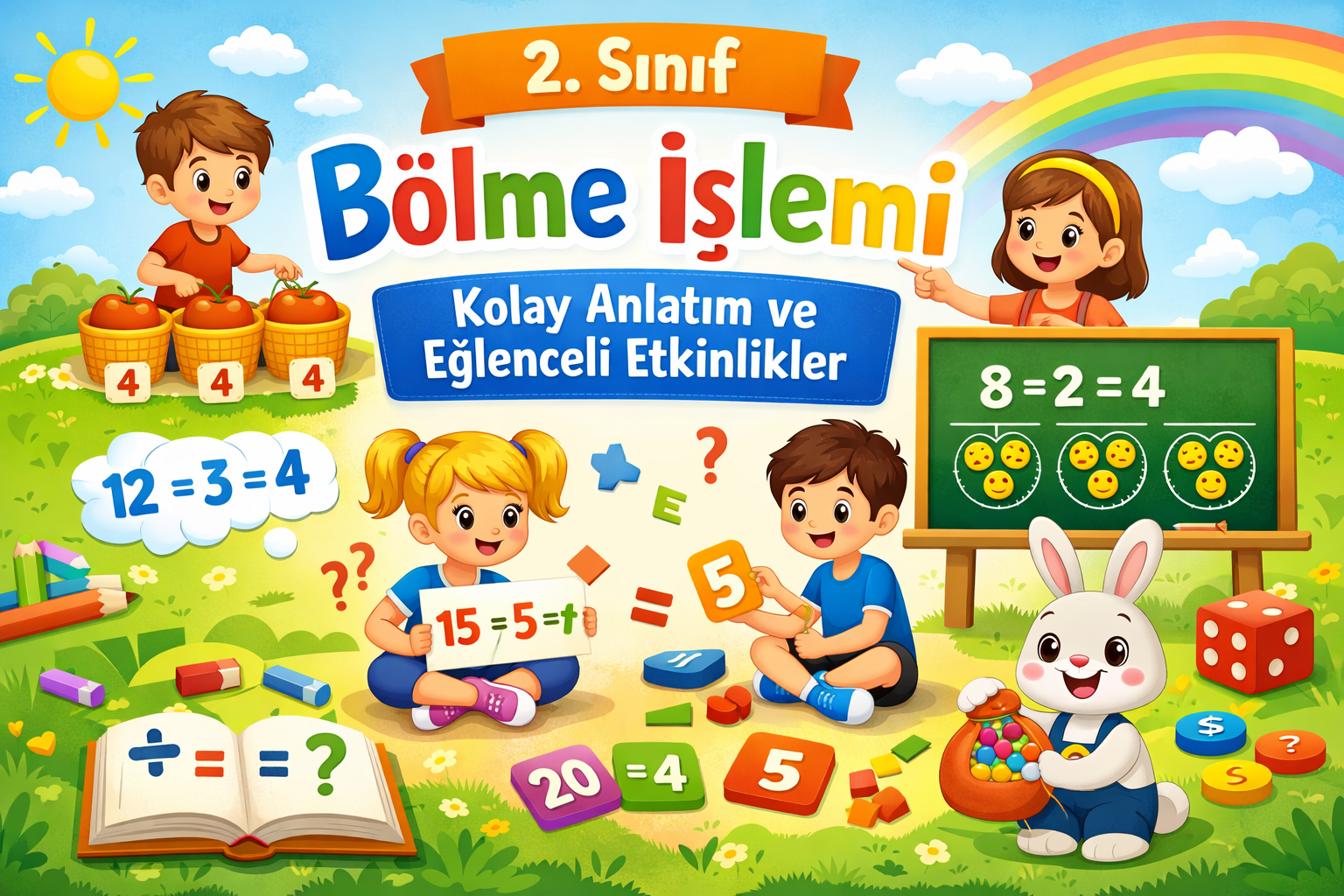 2. sınıf bölme işlemi etkinlik