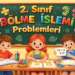 2. sınıf bölme işlemi problemleri