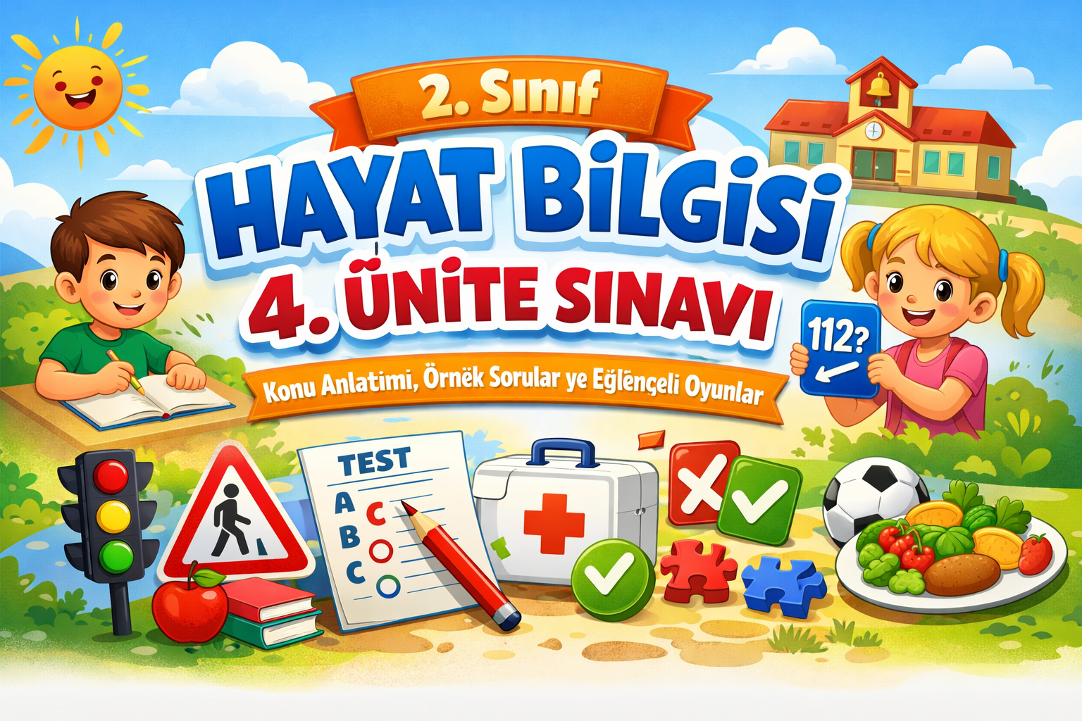 2. sınıf hayat bilgisi sınav 4. ünite
